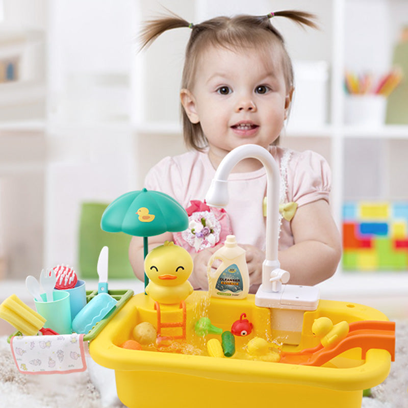 Duck Sink Toy with Fishing Activity