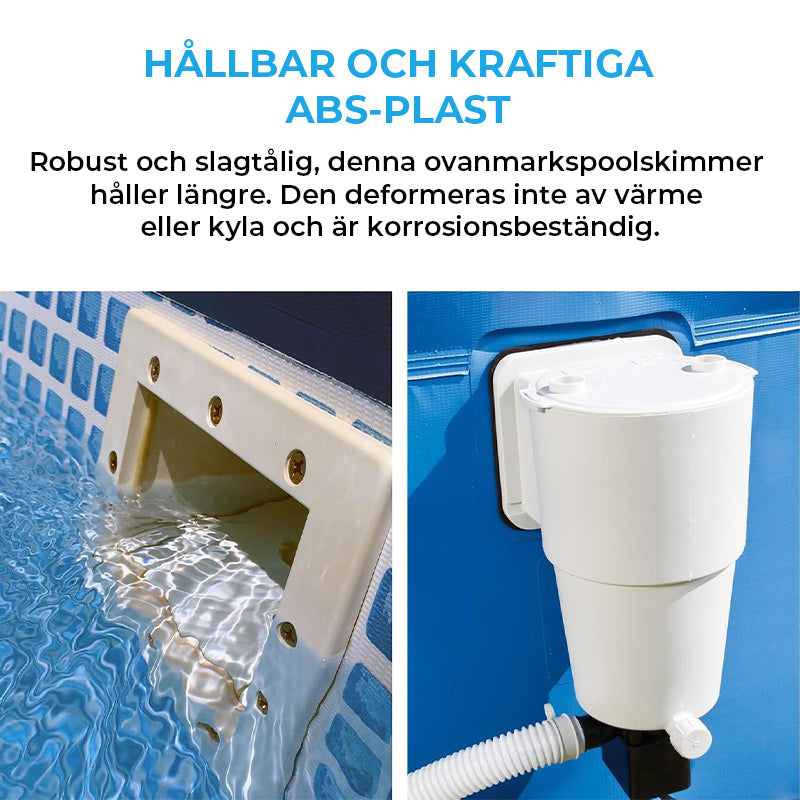 Universell skimmersats för alla pooler