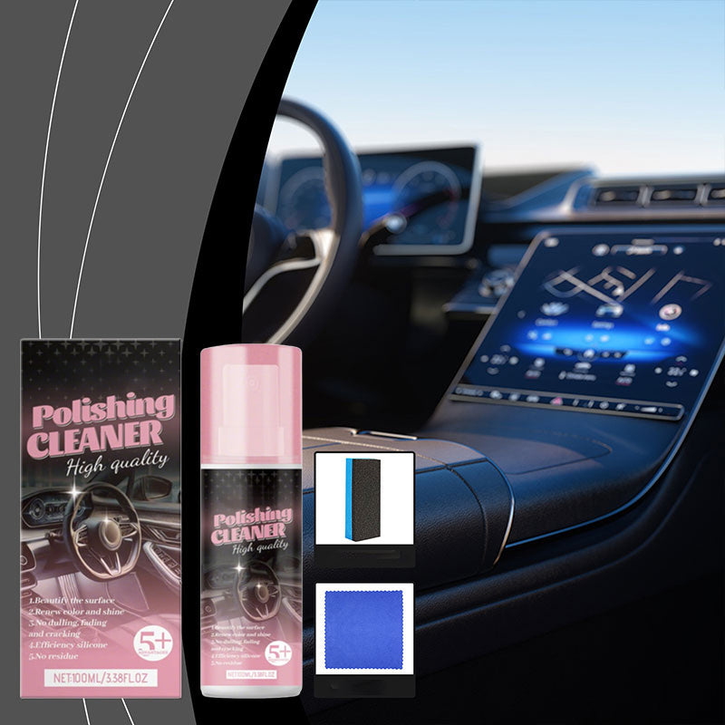 Car Interior Cleaning & Polishing Kit – Gentle Leather Care and Restoration Set