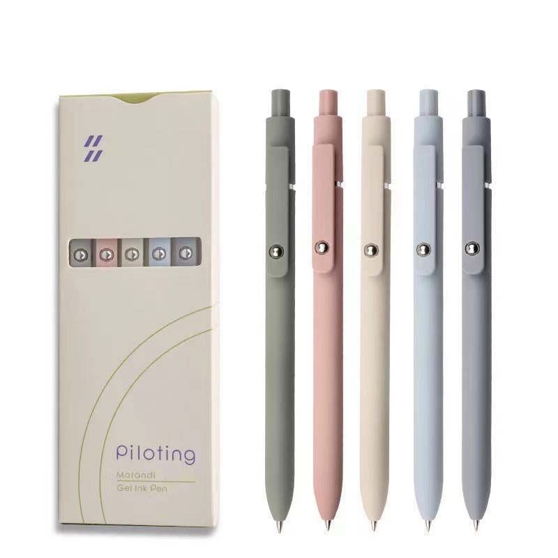 Minimalist Press Type Quick Drying Carbon Gel Pens