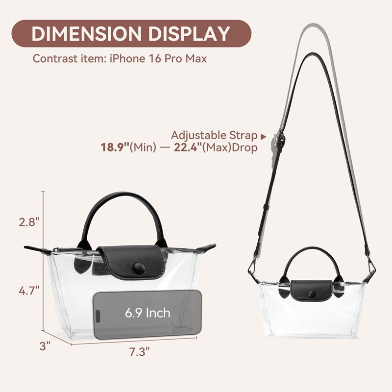Small Clear Crossbody Purse