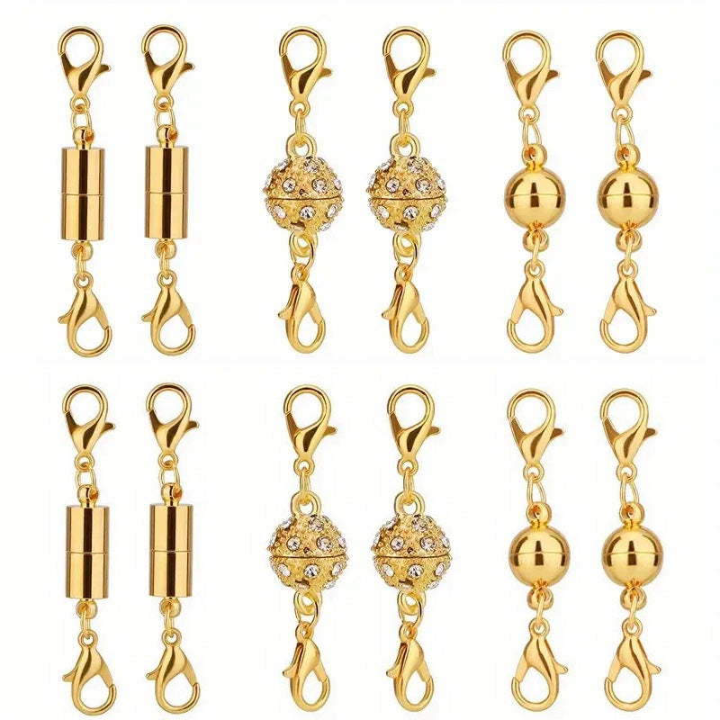 12 Pack Magnetic Necklace Clasps and Closures