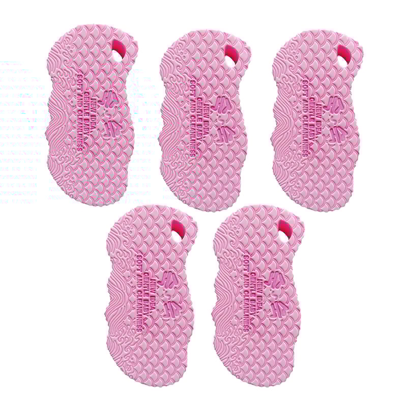 Magisk exfolierande badsvamp