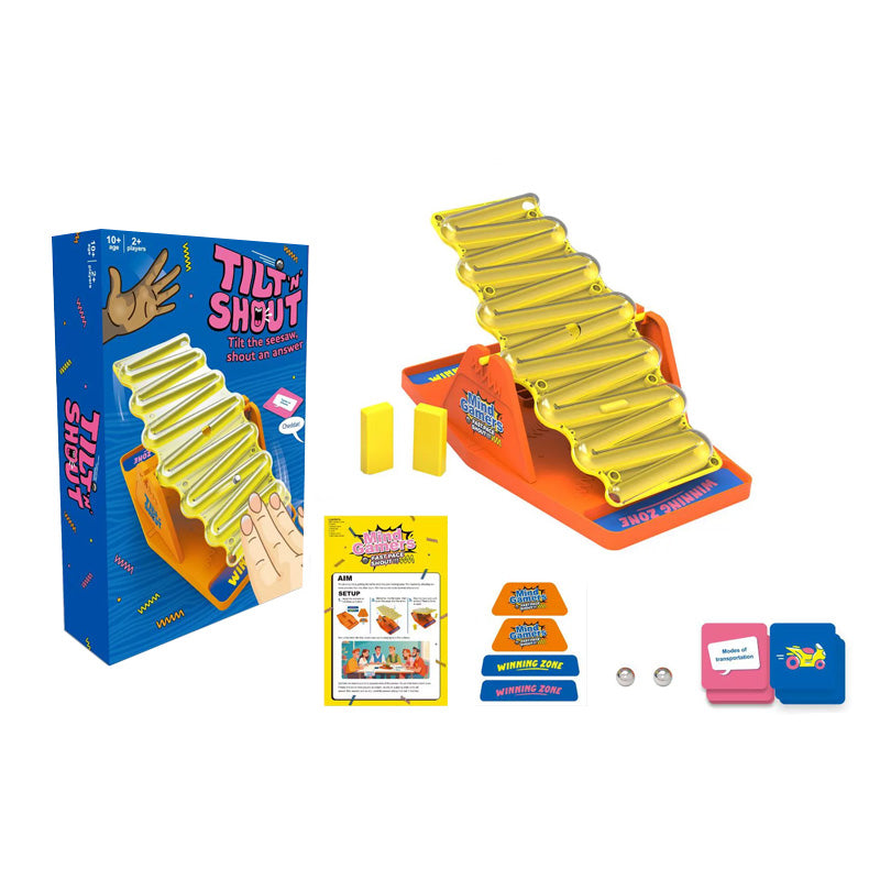 Tilt 'n' Shout: A Fun Family and Party Board Games