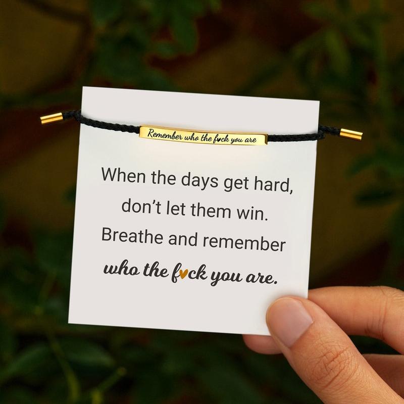 Inspire Bracelet - DONT LET THE HARD DAYS WIN