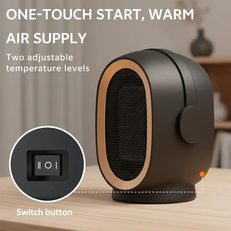 Desktop Electric Space Heater for Home Use