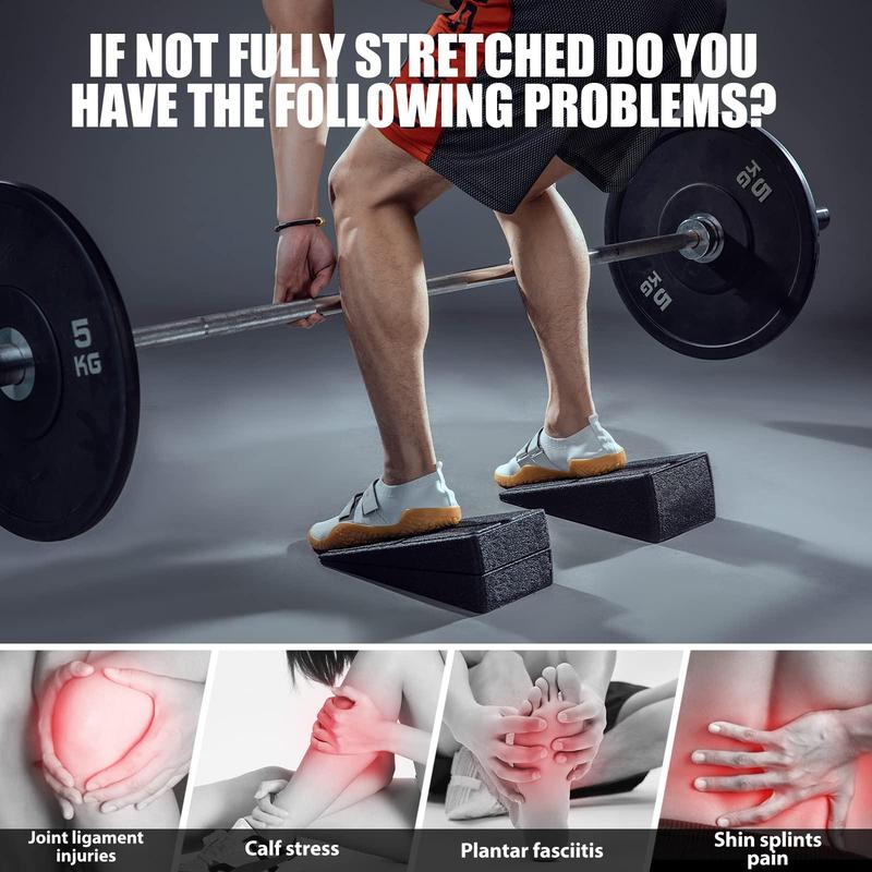 Adjustable Non-Slip Squat Wedge – 3-Piece Set