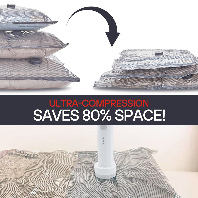 Cordless Travel Vacuum Bag Set