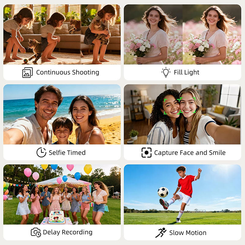 Digital Camera 4K for Photography and Video