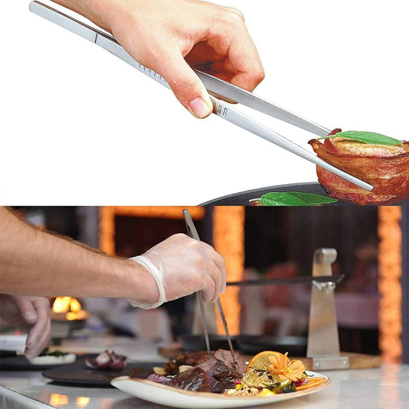 3 PCS Stainless Steel Kitchen Tweezers