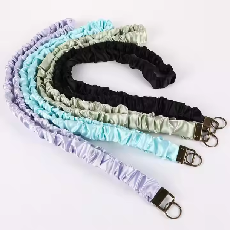Adjustable Stretchy Scrunchie Lanyard for ID Badges & Keys