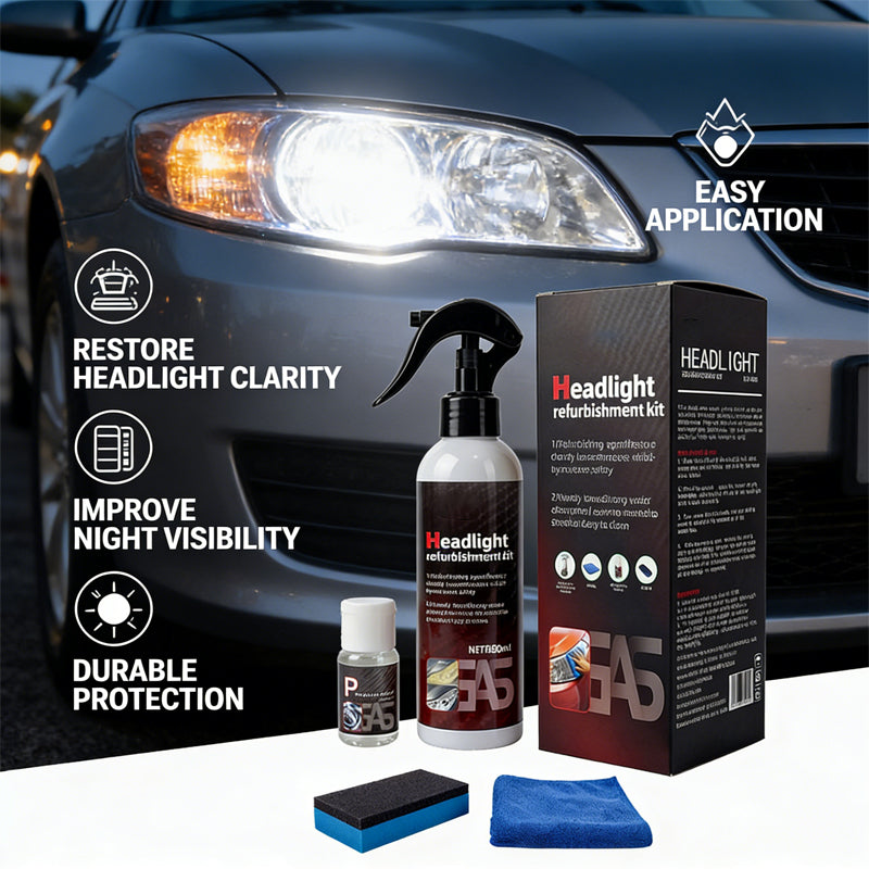 Car Headlight Restoration Kit