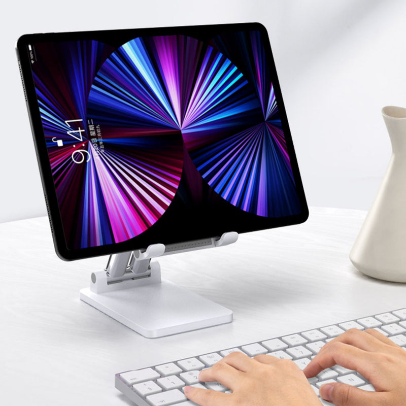 Fällbar skrivbordshållare