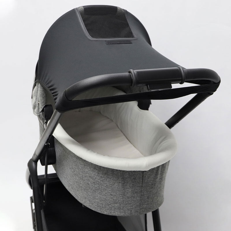UV Protective Baby Stroller Sunshade with Top Opening