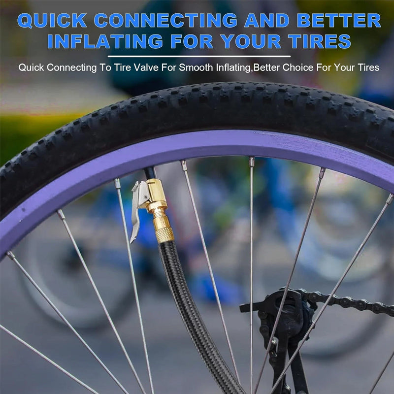 Anti-Slip Threaded Tire Inflator Adapter