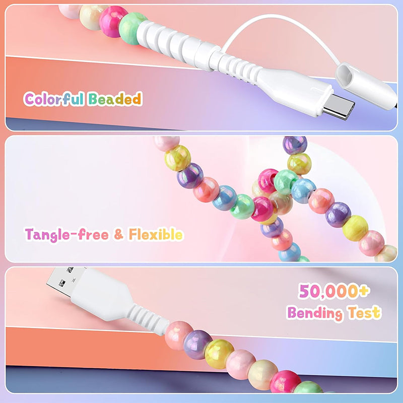 Pearl Beaded Data Cable