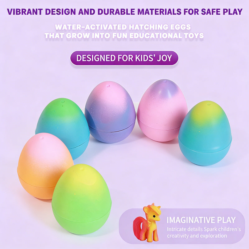 Magical Water-Hatching & Growing Unicorn Surprise Eggs