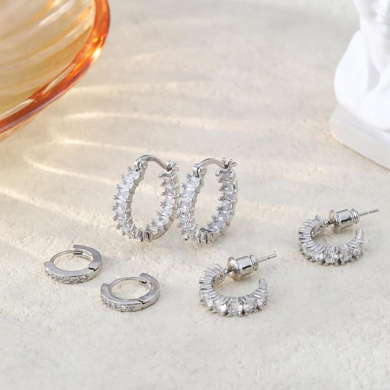14K Gold-Plated Hoop Earrings