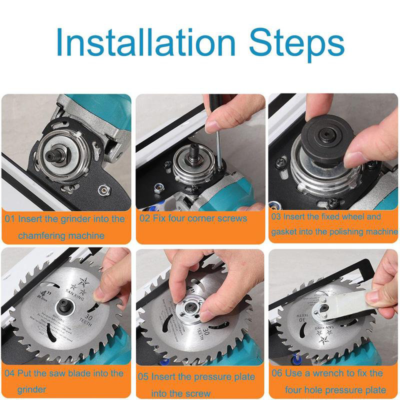 45 Degree Tile Chamfering Tool with Base Plate