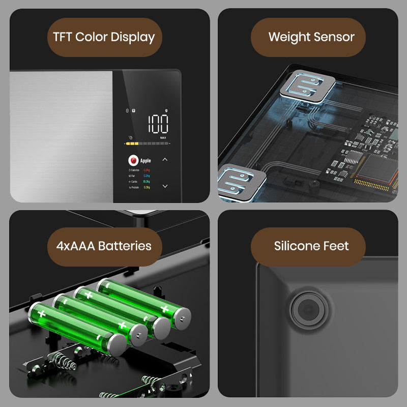 Digital Kitchen Scale with Nutrition Tracking