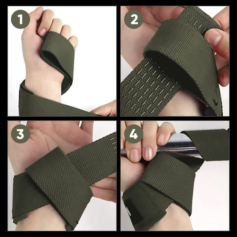 Premium Padded Weightlifting Straps