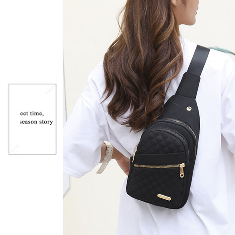 Women's Quilted Chest Bag