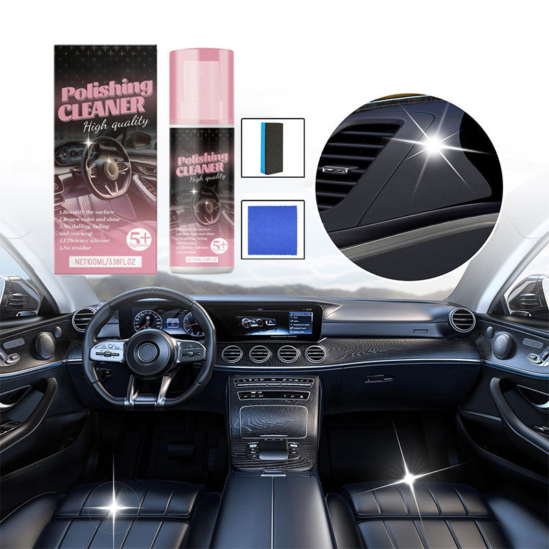 Car Interior Cleaning & Polishing Kit – Gentle Leather Care and Restoration Set