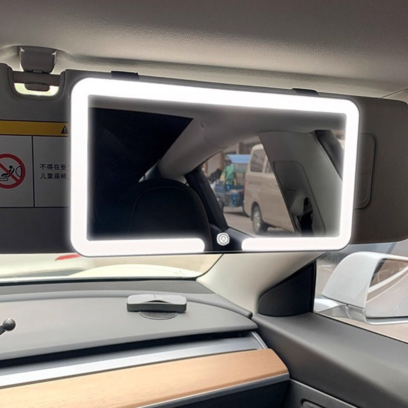 Rechargeable Car LED Makeup Mirror