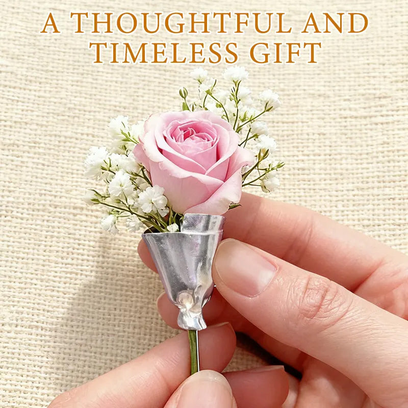 Wearable Flower Bouquet Clip Brooch