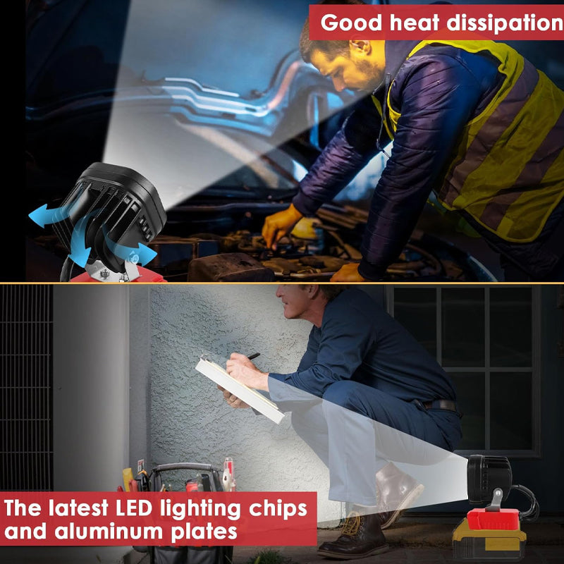 Portable Four-Leaf LED Work Light