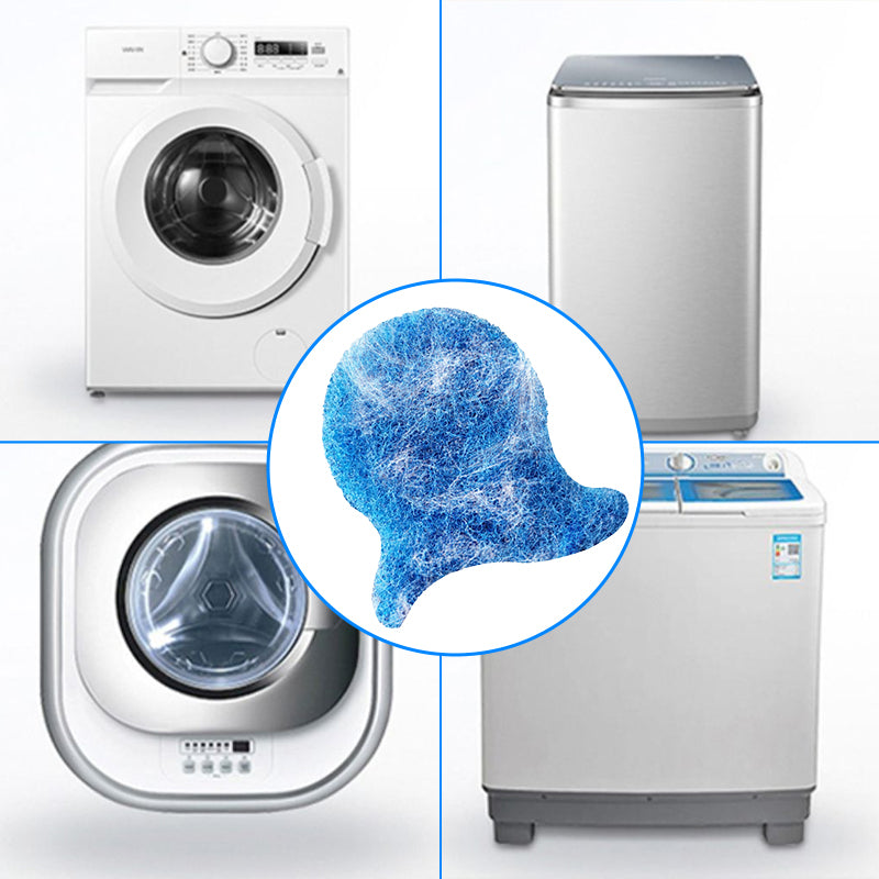 5-piece Set of Blue Washing Machine Lint Removers for Pets