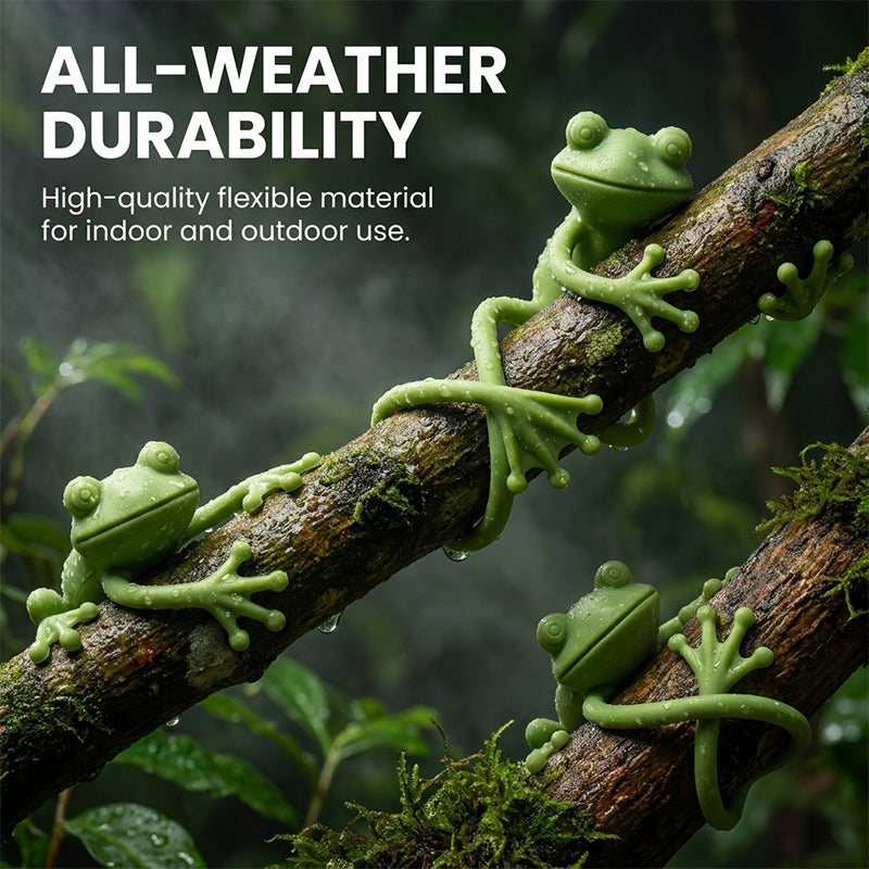 Multifunctional Bendable Frog Plant Ties & Organizers