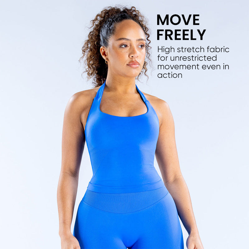 Women's Solid Removable Chest Pad Sports Tank Top