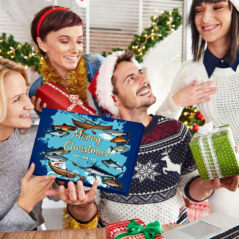 Advent Calendar Fishing Christmas Countdown