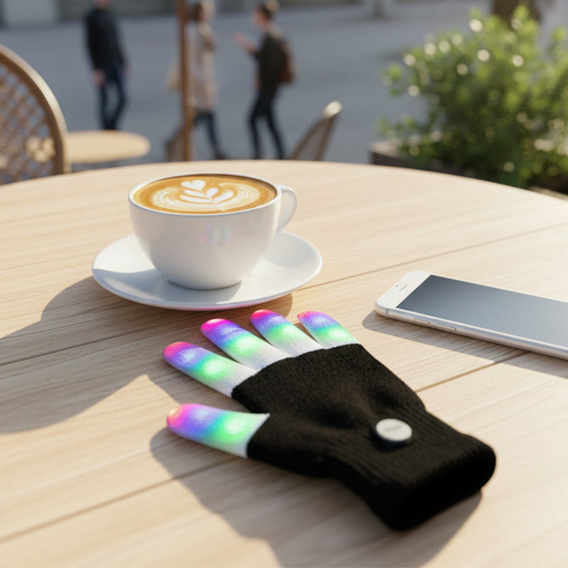 LED Fingertip Light Gloves
