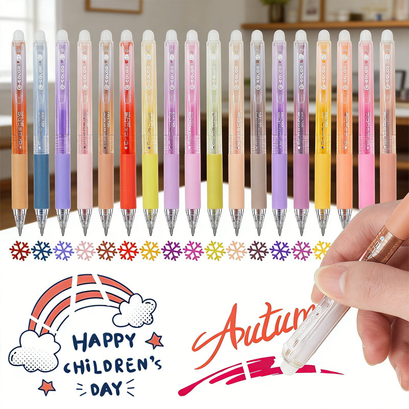 Retractable Erasable Gel Pen Set