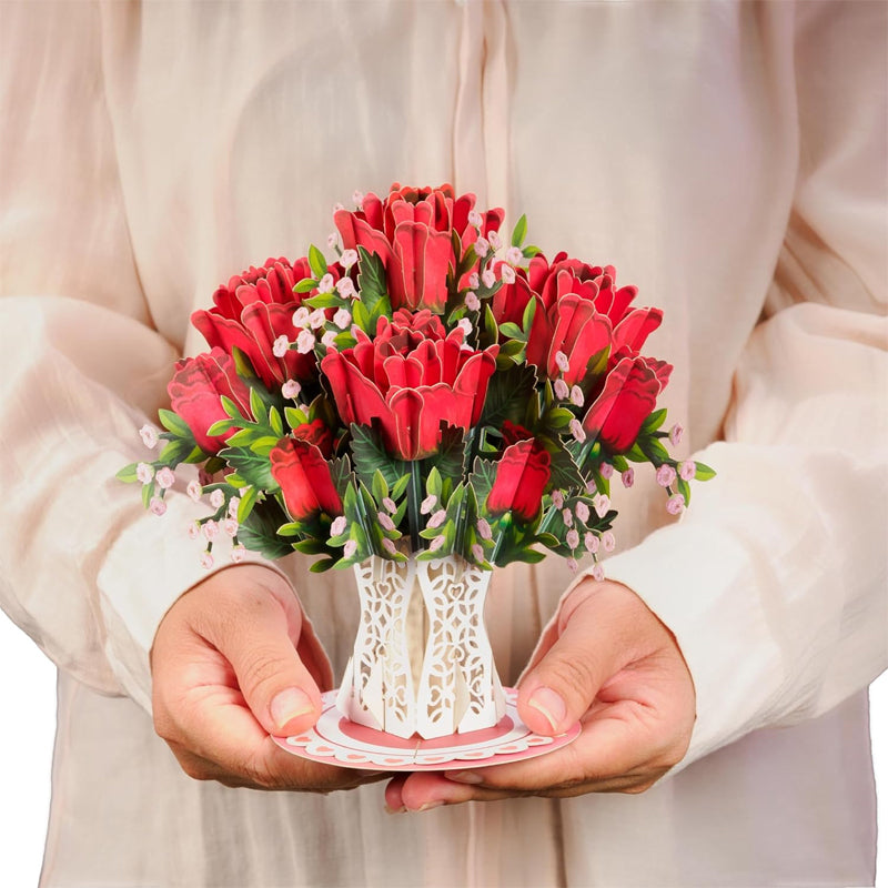 Forever-Blooming 3D Flower Pop-Up Card