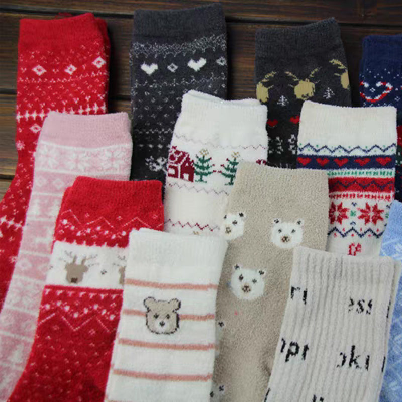 Set of 3 Cozy Holiday Gifting Socks