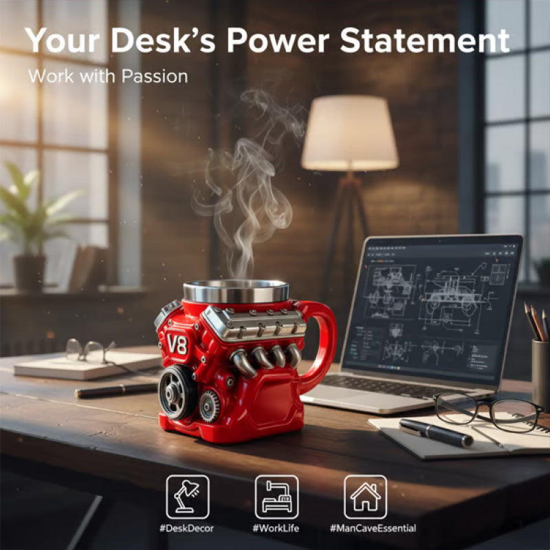 Ultimate V8 Engine Coffee Mug