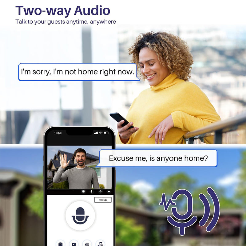 Wireless Video Doorbell Camera with Chime