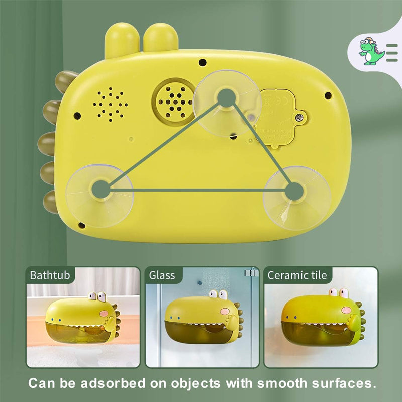 Dinosaur Bathtub Bubble Maker with 12 Songs