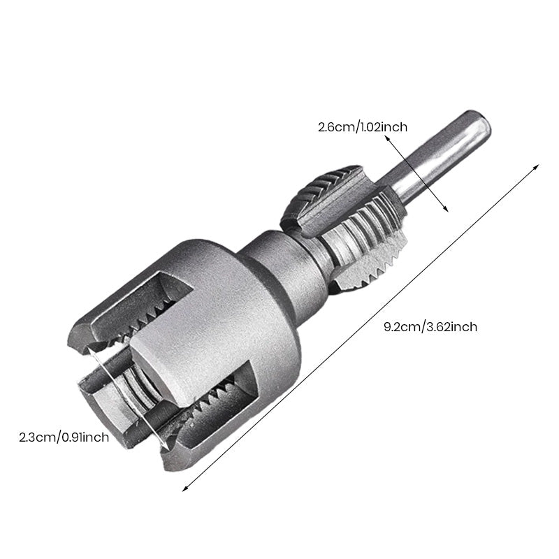 Integrated Internal & External Pipe Threading Tool