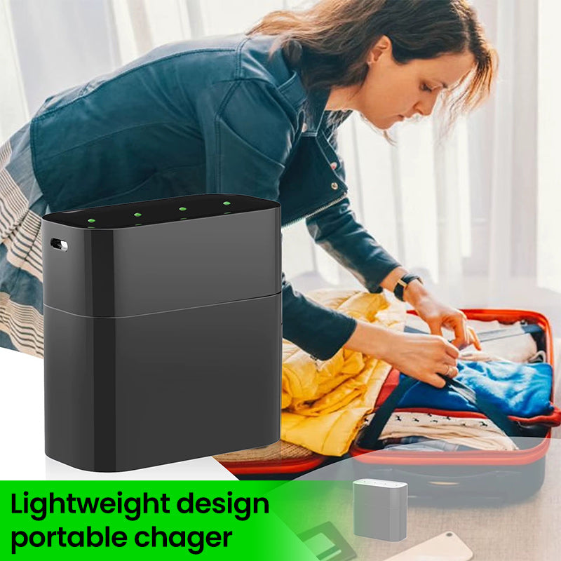 Lithium-ion Battery With Integrated Charging & Storage Box