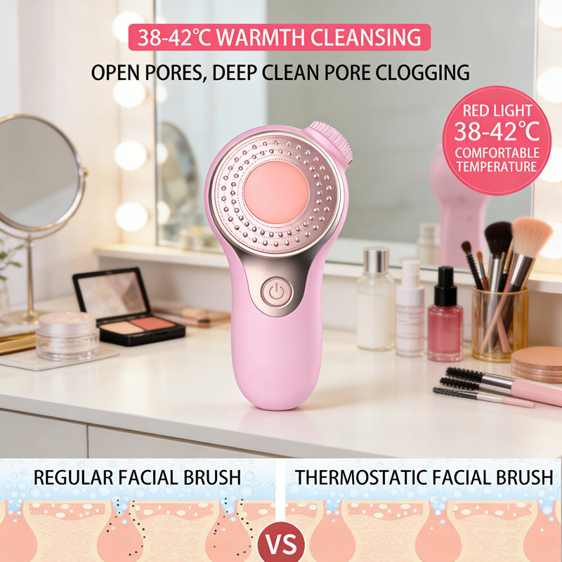 Heated Silicone Facial Cleansing Device