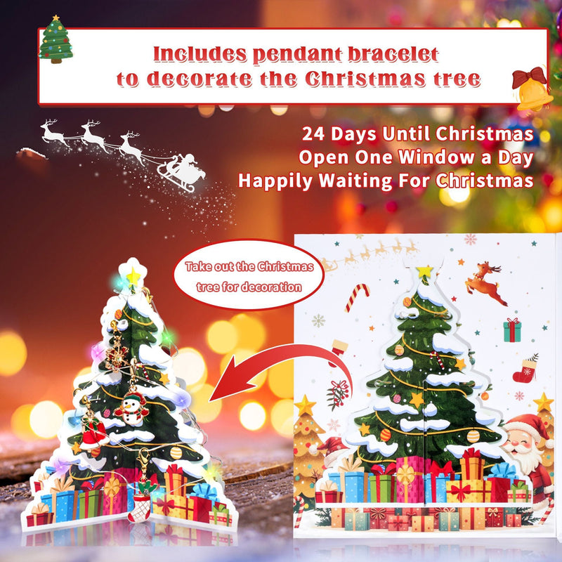 Christmas Advent Calendar Charm Bracelets