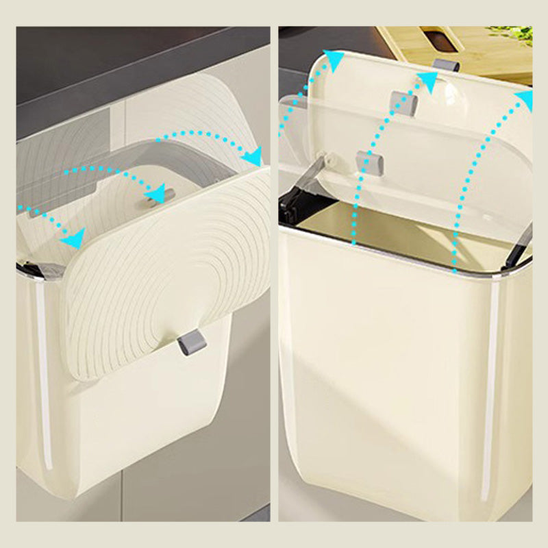 Hanging Waste Recycling Bins Storage Box with Lid