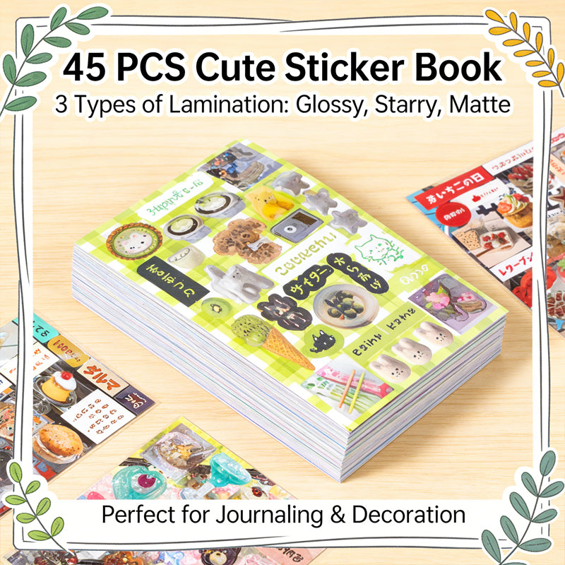 Romantic Memories Vintage Manga & Showa Style Die-cut Sticker Book