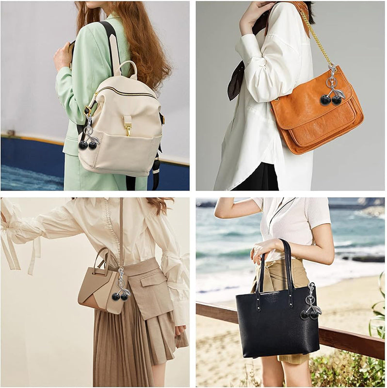 Cute Cherry Design Keychain