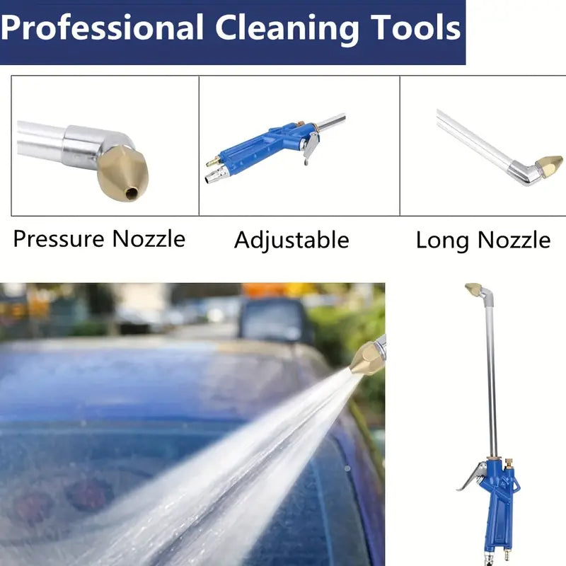Professional Siphon-Style Engine Cleaning Gun & Pneumatic Air Blow Gun