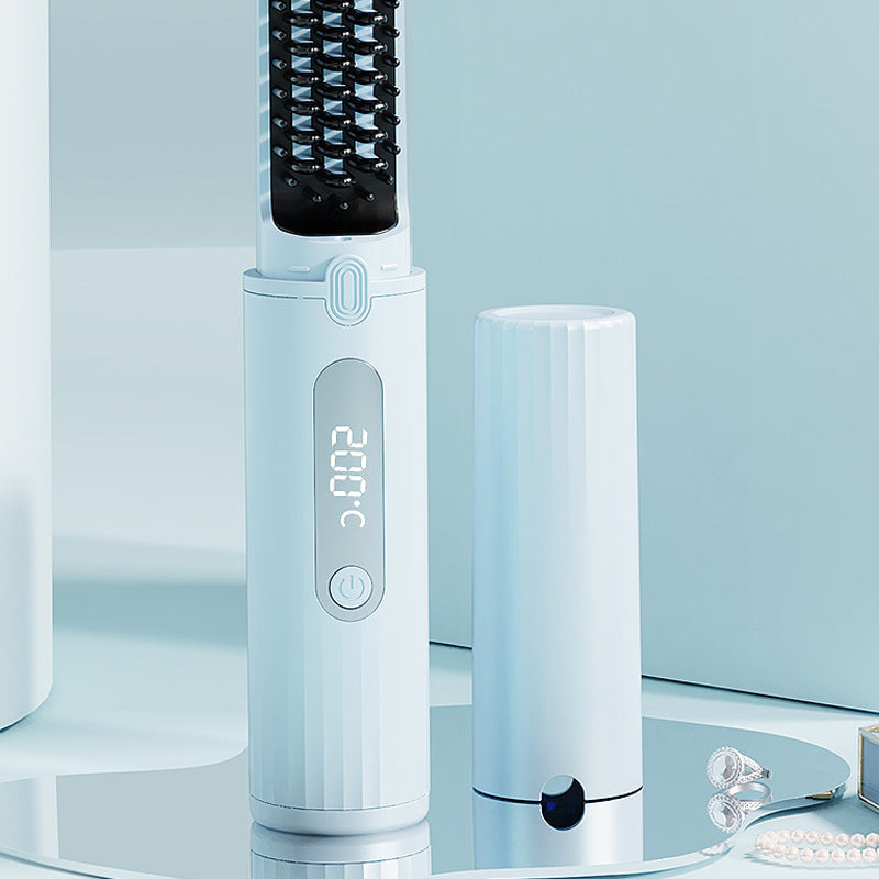 Trådlös laddning Bärbar hårrätande kam